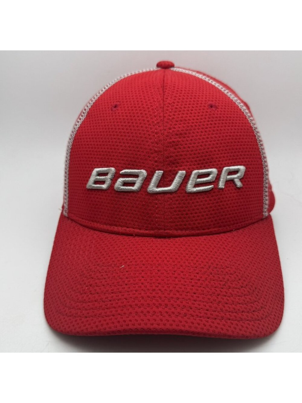 Bauer Fit Hat Cap New Era 39THIRTY Stretch Red M/L Medium-Large